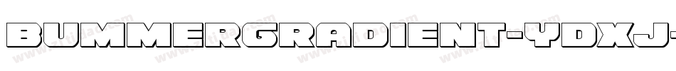 BummerGradient-YDxj字体转换