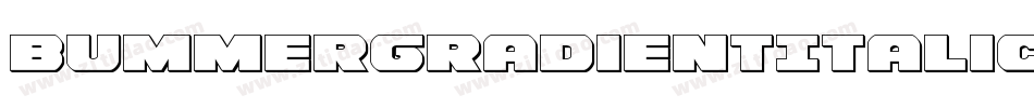 BummerGradientItalic-roXO字体转换