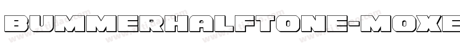 BummerHalftone-Moxe字体转换