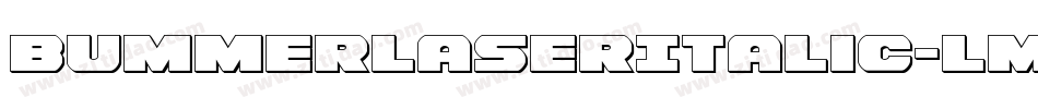 BummerLaserItalic-lmwy字体转换