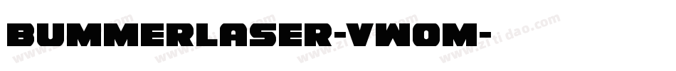 BummerLaser-vW0M字体转换