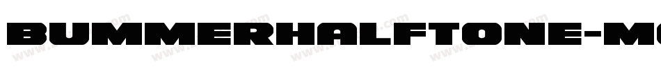BummerHalftone-Moxe字体转换