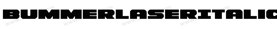 BummerLaserItalic-lmwy字体转换