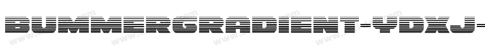 BummerGradient-YDxj字体转换