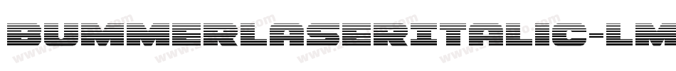 BummerLaserItalic-lmwy字体转换