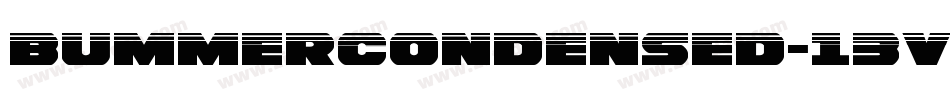 BummerCondensed-13VL字体转换