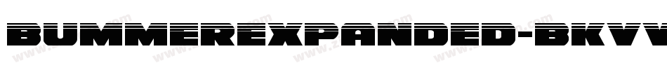 BummerExpanded-BKVV字体转换