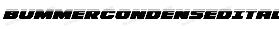 BummerCondensedItalic-RaxM字体转换