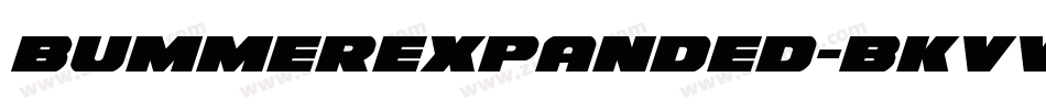 BummerExpanded-BKVV字体转换