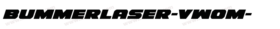 BummerLaser-vW0M字体转换