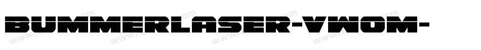 BummerLaser-vW0M字体转换