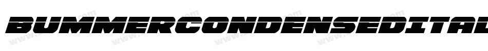 BummerCondensedItalic-RaxM字体转换