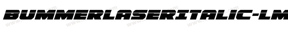 BummerLaserItalic-lmwy字体转换