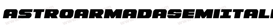 AstroArmadaSemiItali字体转换