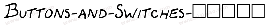 Buttons-and-Switches字体转换
