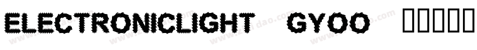 ElectronicLight-GYoO字体转换