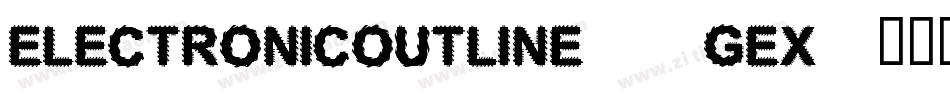 ElectronicOutline-6GEx字体转换