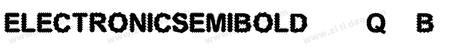 ElectronicSemibold-9q0B字体转换