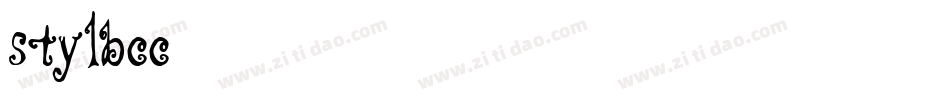 STYLBCC字体转换