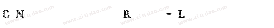 CfNelsonoldnewspaperRegular-0LYR字体转换