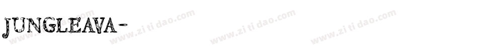 JUNGLEAVA字体转换