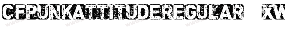 CfPunkAttitudeRegular-xwBR字体转换