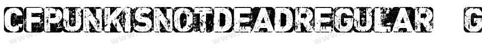 CfPunkIsNotDeadRegular-GMZO字体转换