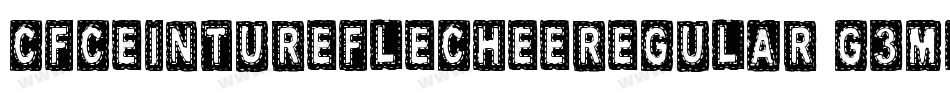 CfCeintureFlecheeRegular-g3MP字体转换