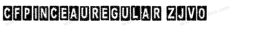 CfPinceauRegular-zjV0字体转换