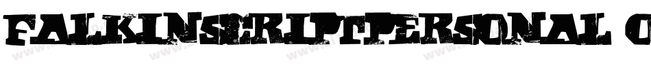 FalkinScriptPersonal-OrpP字体转换