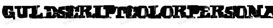 GuldScriptColorPersonalReg-lgKLD字体转换