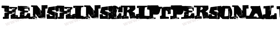 HenshinScriptPersonalUse-7LXV字体转换
