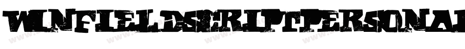 WinfieldScriptPersonalUse-BWBv5字体转换