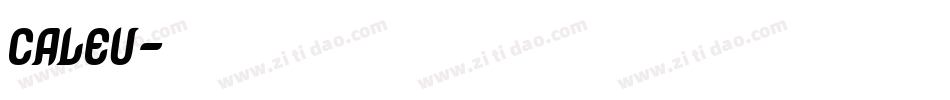 Caleu字体转换