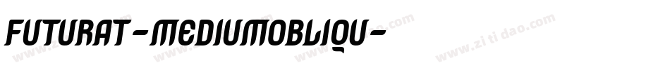 FuturaT-MediumObliqu字体转换
