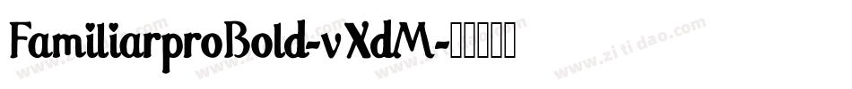 FamiliarproBold-vXdM字体转换