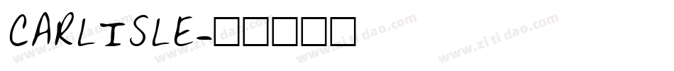 CARLISLE字体转换