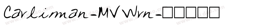 Carliman-MVWrn字体转换