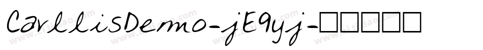 CarllisDemo-jE9yj字体转换