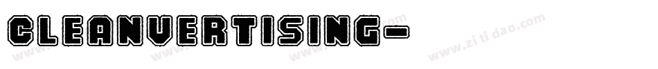 Cleanvertising字体转换