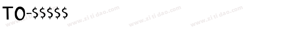 TO字体转换