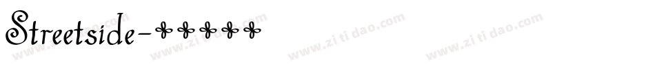 Streetside字体转换