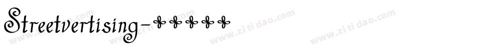 Streetvertising字体转换