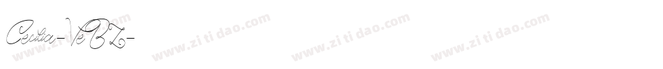 Cecilia-VeBZ字体转换
