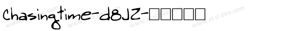 Chasingtime-d8JZ字体转换