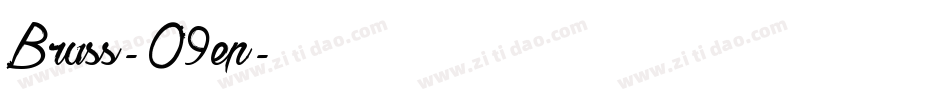 Bruss-O9ep字体转换