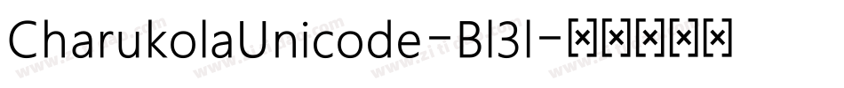 CharukolaUnicode-Bl3l字体转换
