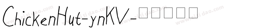ChickenHut-ynKV字体转换