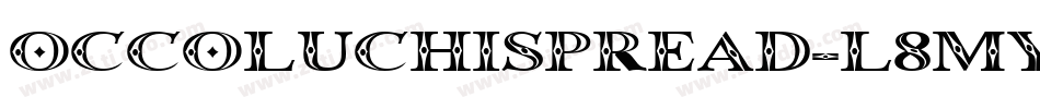 OccoluchiSpread-L8my字体转换