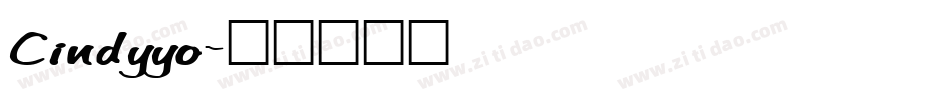 Cindyyo字体转换